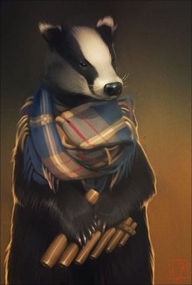  Badger!  A Curious Creature Combining the Stealth of a Hunter and the Diligence of an Architect